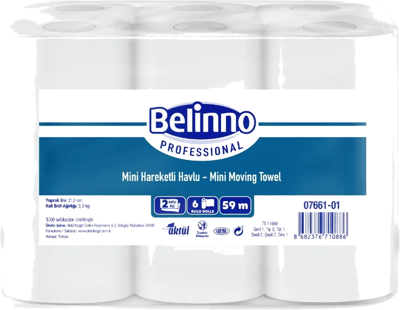 Belinno Professional Рушник для міні-диспенсера, 59 м