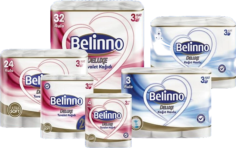 Belinno Deluxe: тришаровий туалетний папір і паперові рушники